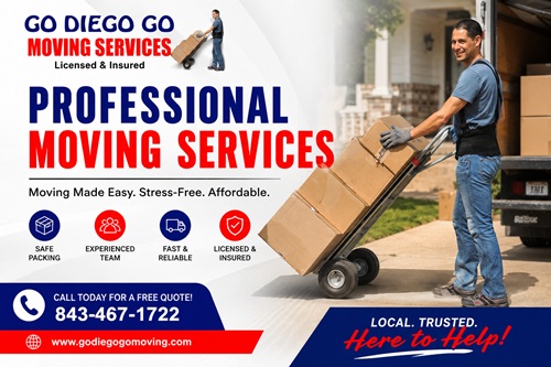 Moving Services | Go Diego Go Moving Company Moving Services