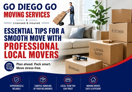 professional local movers in Myrtle Beach SC | Go Diego Go Moving Company professional local movers in Myrtle Beach SC